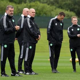 Ange Postecoglou will be back on the training ground this week.  (Photo by Craig Williamson / SNS Group)