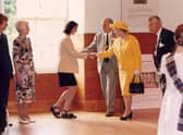Staff and New Lanark Trustees were delighted to have an audience with Her Majesty in 2000.