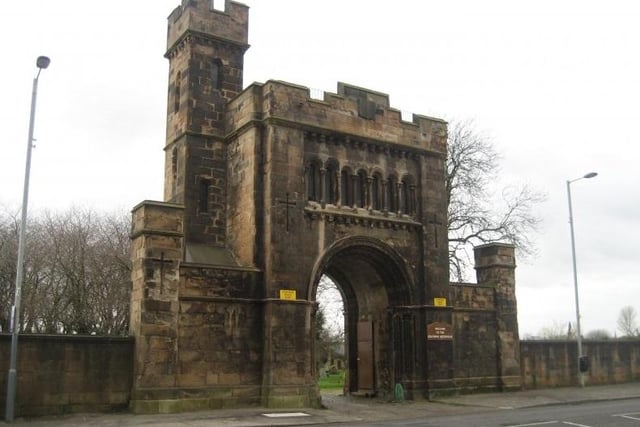 The striking castellated entrance to the Southern Necropolis in the Gorbals is sadly in dire need of a bit of TLC.