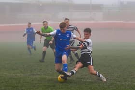 Carluke Rovers haven't played since this 6-0 defeat at Ashfield on December 18 (Pic by Kevin Ramage)
