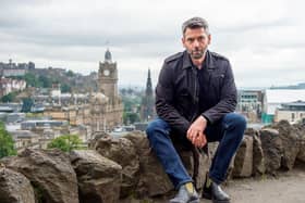 Gray O'Brien plays Rebus in Ian Rankin's play Rebus: A Game Called Malice at the Festival Theatre, Edinburgh. Pic: Lisa Ferguson