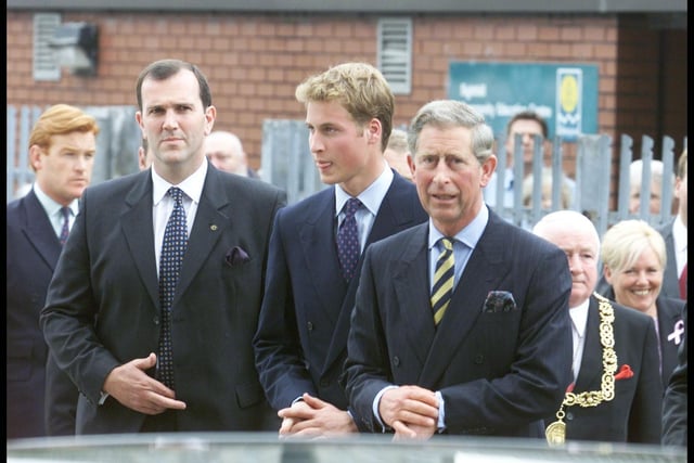 Princes Charles and William in Glasgow - during visits to Paisley, Sighthill and The Lighthouse.