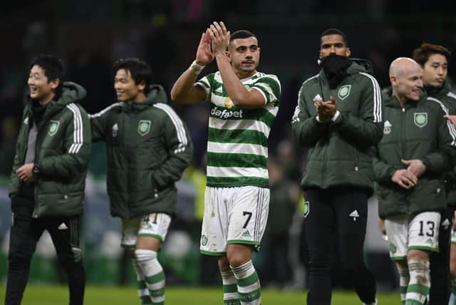 Giorgos Giakoumak is set to leave Celtic. (Photo by Rob Casey / SNS Group)