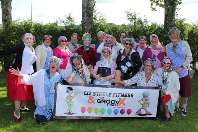 Liz Steele Fitness Groove Grannies stole the show, walking away with the Best Walking Float award!