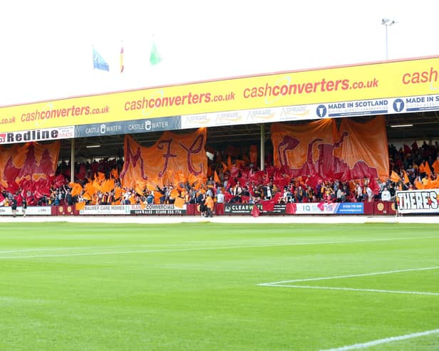 There was a bumper crowd at Fir Park on Thursday night (Pics by Ian McFadyen)