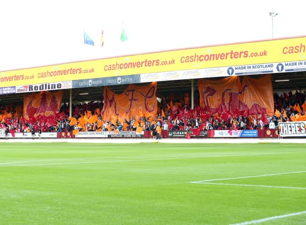 There was a bumper crowd at Fir Park on Thursday night (Pics by Ian McFadyen)