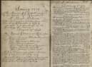 A typical page from Church of Scotland kirk session minute book for Drainie, Morayshire, noting parish misdemeanours and church discipline.