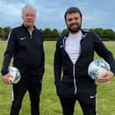 Forth Wanderers gaffer Thomas Devine (right) saw his team reduced to nine players during 4-2 defeat