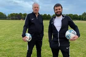 Forth Wanderers gaffer Thomas Devine (right) saw his team reduced to nine players during 4-2 defeat