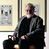 Glasgow-born author and artist Alasdair Gray.