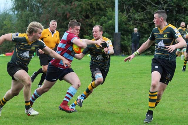 Ruairidh Anderson in action for Uddingston Rugby Club (Library pic)