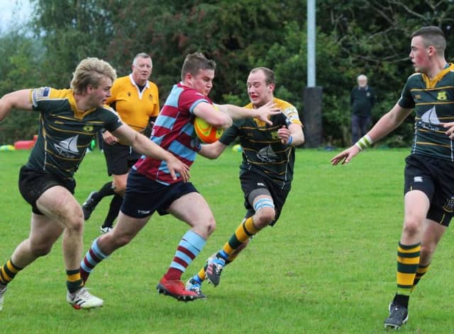 Ruairidh Anderson in action for Uddingston Rugby Club (Library pic)