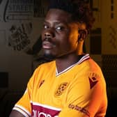 New Motherwell FC signing Justin Amaluzor (Pic courtesy of Motherwell FC)