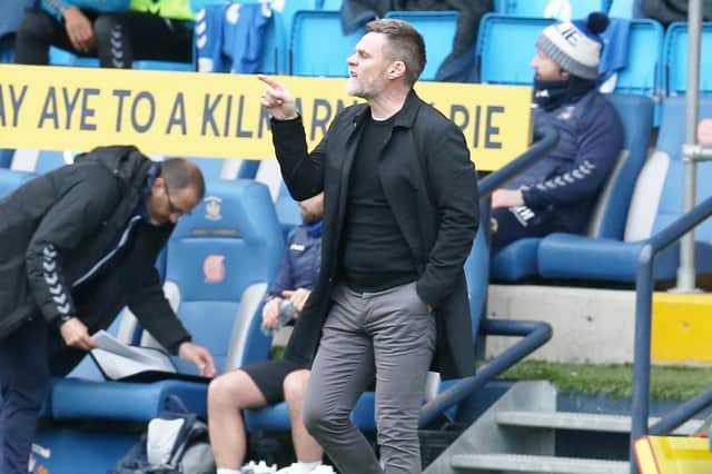 'Well boss Graham Alexander was not happy with what he saw from his team at Kilmarnock