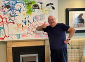 Eric Dobson enjoyed participating in the art project