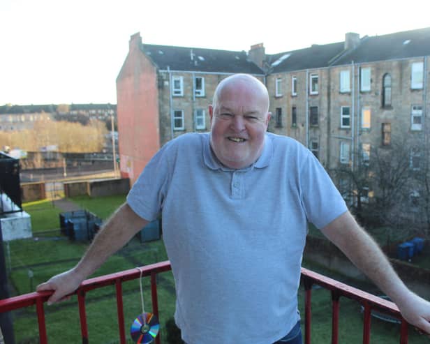 Des Gallagher, 64, from Dennistoun, has praised the efforts of Wheatley Homes Glasgow's environmental service in the city