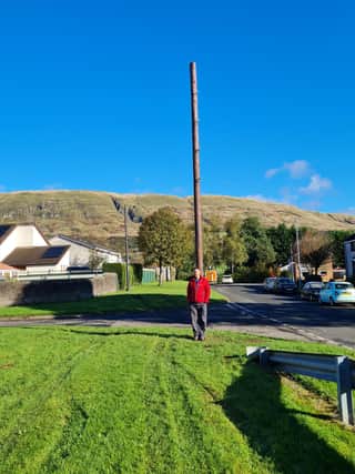 Lennoxtown telegraph poles