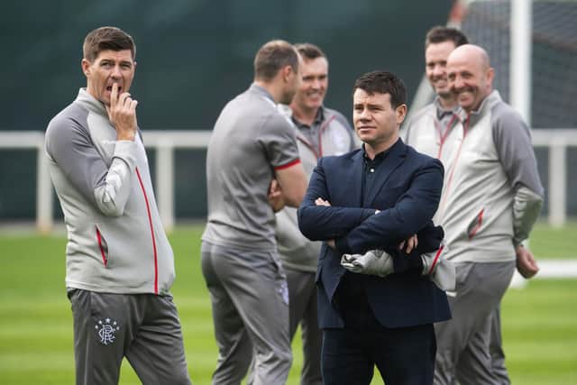 Ross Wilson has paid tribute to the work done by Steven Gerrard. (Photo by Craig Foy / SNS Group)