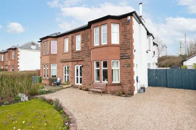 The beautiful four-bed house in Pollokshields.