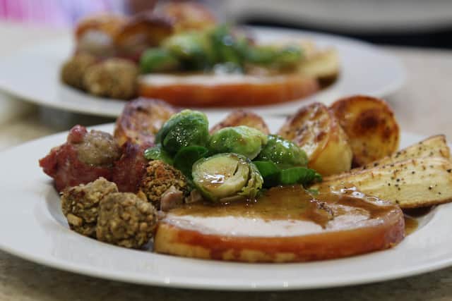A roast dinner was the favourite meal students go home for.