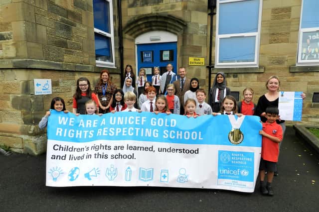 Giffnock Primary in East Renfrewshire has been awarded Gold by UNICEF UK’s Rights Respecting School programme