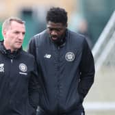 Kolo Toure, with Brendan Rodgers