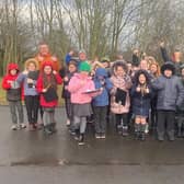 Despite the weather, visitors and pupils alike enjoyed a wee change from the norm in their lessons last week.