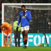 Joe Aribo's body language tells the story of Rangers' abject display in their 3-0 defeat against Celtic. (Photo by Craig Williamson / SNS Group)