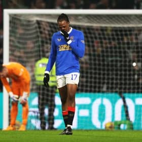 Joe Aribo's body language tells the story of Rangers' abject display in their 3-0 defeat against Celtic. (Photo by Craig Williamson / SNS Group)