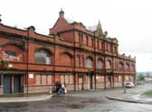 Deemed to be at "high" risk, the B-listed Whitevale Street baths is just about the only historic building left in this stretch of the Gallowgate. It would certainly be a shame to lose it.