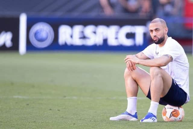 Rangers' Kemar Roofe is another on the Ibrox treatment table.  (Photo by Alan Harvey / SNS Group)