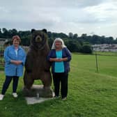 left, Rona Mackay MSP and Sandra