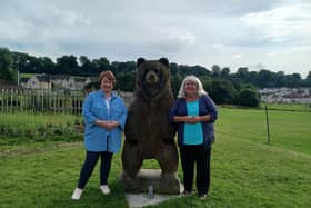 left, Rona Mackay MSP and Sandra