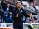 St Mirren manager Stephen Robinson issues intructions to his players during their Premiership match against Rangers on Sunday. (Photo by Craig Williamson / SNS Group)
