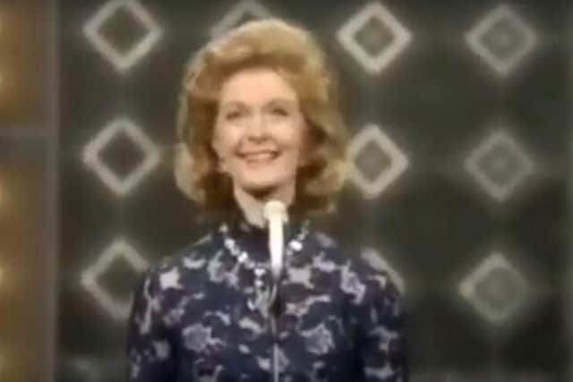 Moira Shearer hosted the 1972 contest - she was an internationally renowned British ballet dancer and actress. Shearer is best remembered for her performances in the likes of The Red Shoes (1948) and Peeping Tom (1960).
