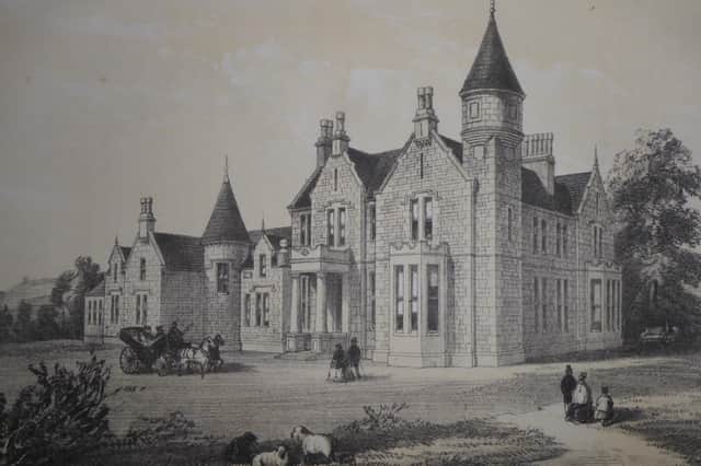 A print of the Kerse done for JB Greenshields, author of the Annals of Lesmahagow, in 1864. He was responsible for building the present day house known as the Kerse.