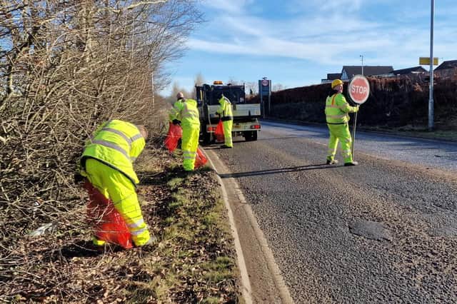 It cost almost £19,500 to clean up Clydesdale's roads; the total bill for the month-long project was £42,000.