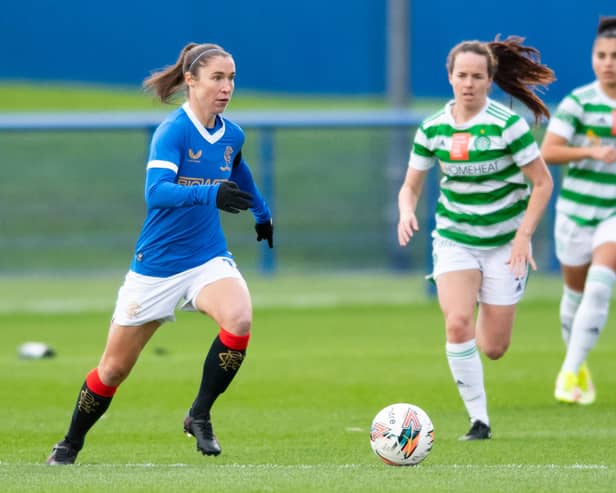 Rangers clinched a first Old Firm Derby win over Celtic to maintain their two-point lead over title-chasing Glasgow City.