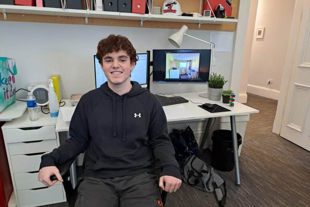 Arran is studying at Strathclyde thanks to the help of a £1500 Wheatley Foundation education bursary