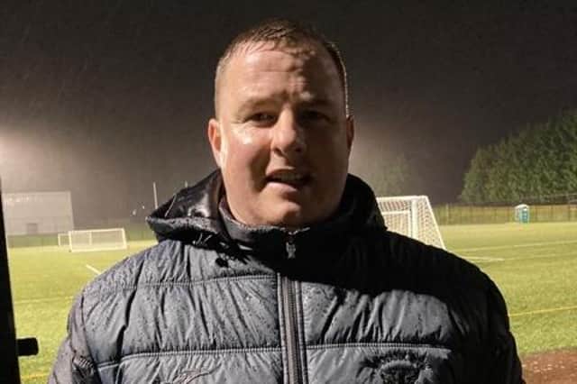Lanark United boss Jamie McKenzie