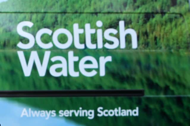 Scottish Water has told residents not to worry about the dye