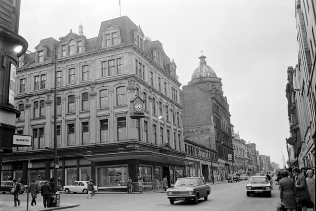 Exterior of the Copland & Lyle store in Sauchiehall Street in 1970