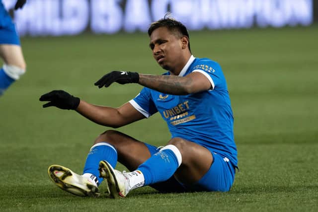 Alfredo Morelos will miss Rangers' match with Celtic due to a thigh injury.