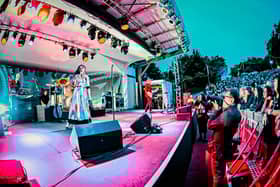 Siouxsie at Kelvingrove Bandstand PIC: Calum Buchan