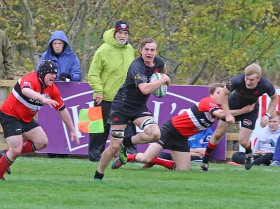 Jamie Orr (in possession) has been a key man for Biggar this season (Library pic by Nigel Pacey)