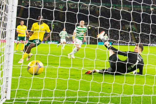 <p>Daizen Maeda put Celtic 1-0 up after just four minutes.</p>