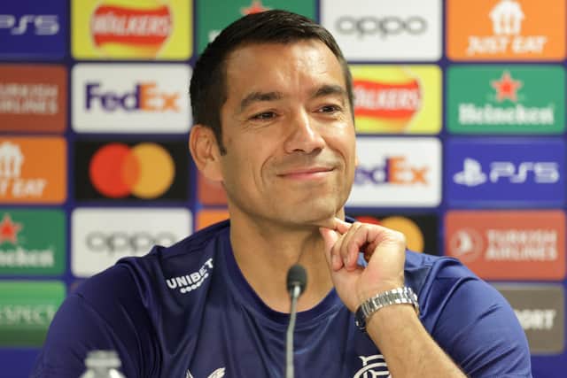 Rangers manager Giovanni van Bronckhorst is relishing the prospect of leading his team out at Anfield.