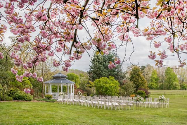 The hotel's grand-looking wedding pavilion. Image: James Nader