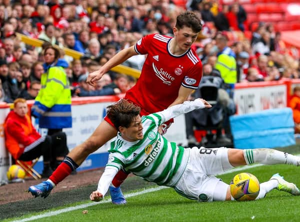 Aberdeen's Calvin Ramsay is wanted by Bologna.  (Photo by Craig Williamson / SNS Group)