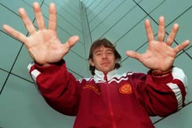 Andy Goram pictured in 1999 after joining Motherwell (Photo: Robert Perry)